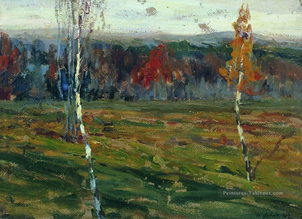 bouleaux d’automne 1899 Isaac Levitan Peintures à l'huile